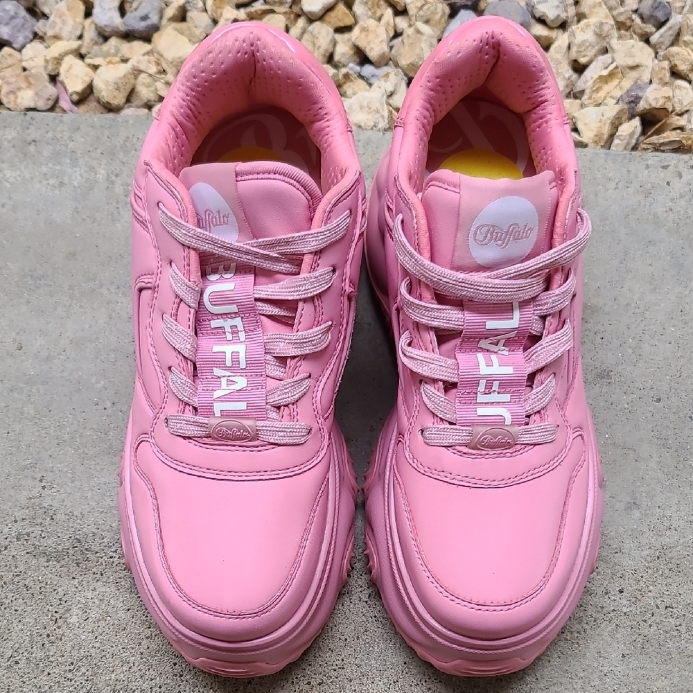 Buffalo David Bitton Bubblegum Pink Sneakers - Picture 2 of 9